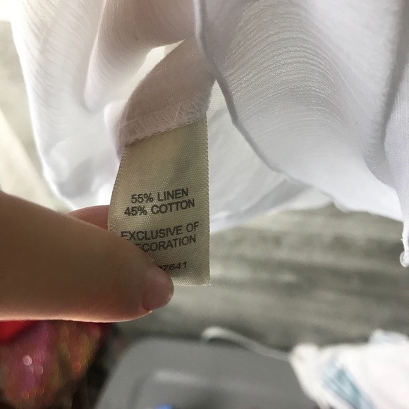 J.Jill pleated front short sleeve tee shirt blouse - Picture 4 of 5